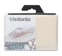 Brabantia Bezug Ärmelbrett, Bügelbrettbezug, Überzug, Cover, Zubehör, Baumwolle & 2mm Schaumstoff, Ecru, 204364