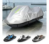 Housse Jet Ski Compatible avec Honda AquaTrax F-12X, Oxford Imperméable(Argent)