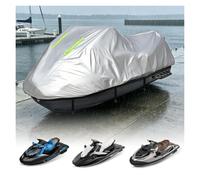Housse Jet Ski Compatible avec Honda AquaTrax R-12X, Oxford Imperméable(Argent)