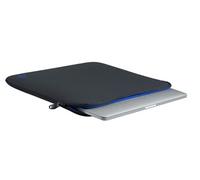 be.ez Housse LA Robe 101286 pour MacBook Pro et PC portable 12" Gris/Bleu – Fermeture éclair