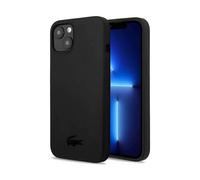 Housse Lacoste Liquid Silicone Glossy Logo Noir - iPhone 13 Mini