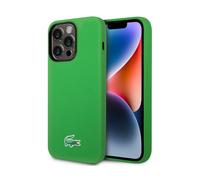 Housse Lacoste Silicone Croc Logo MagSafe Vert - iPhone 15 Pro Max