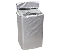 Housse Lave-Linge Polyester 65x65x103cm Gris Argent(M)