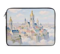 Housse légère en polyester recyclé pour ordinateur portable - Résistante aux chocs et à l'aquarelle - Pour MacBook, Dell, HP 10-17" - Cadeau d'affaires idéal (17", S)