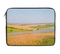 Housse légère en polyester recyclé pour ordinateur portable - Résistante aux chocs et à l'aquarelle - Pour MacBook, Dell, HP 10-17" - Cadeau d'affaires idéal (15", P)