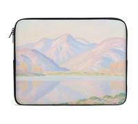 Housse légère en polyester recyclé pour ordinateur portable - Résistante aux chocs et à l'aquarelle - Pour MacBook, Dell, HP 10-17" - Cadeau d'affaires idéal (17", J)