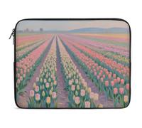 Housse légère en polyester recyclé pour ordinateur portable - Résistante aux chocs et à l'aquarelle - Pour MacBook, Dell, HP 10-17" - Cadeau d'affaires idéal (12", T)