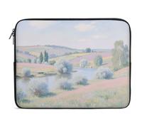 Housse légère en polyester recyclé pour ordinateur portable - Résistante aux chocs et à l'aquarelle - Pour MacBook, Dell, HP 10-17" - Cadeau d'affaires idéal (15", O)