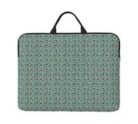 Housse légère et imperméable pour ordinateur portable Motif floral Border Collie