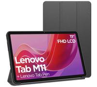 Housse Lenovo Tab M11 Coque Etui veille auto PU SmartCase, Noir