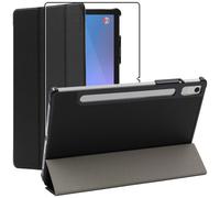 ebestStar - Coque pour Lenovo Tab P11 Gen2, Etui Slim Cover, Housse PU Cuir Rabat Magnétique, Noir + Verre Trempé