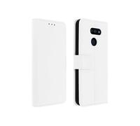 Housse LG K40s Etui Folio Porte-carte Fonction Support Vidéo Blanc