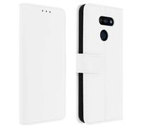 Housse pour LG K40s Porte-carte Fonction Support Vidéo Blanc