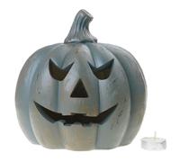 Housse lumineuse en résine en forme de citrouille pour Halloween, configurations rapides, motifs mystérieux, décoration de fête d'Halloween