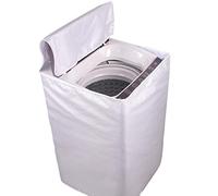 Housse Machine A Laver Accueil Lave-linge Séchoir Top Couvercle Soleil Étanche Protecteur Étui Polyester Argent Rouleau à la poussière(XL)