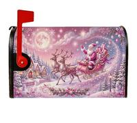 Housse magnétique pour boîte aux lettres Motif Père Noël 45,7 x 53,3 cm