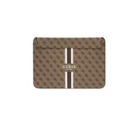 Guess Housse pour ordinateur portable Manchon GUCS14P4RPSW 14'' Marron imprimé rayures 4G