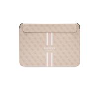 Guess Housse magnétique pour ordinateur 16 pouces Imprimé 4G Stripe Rose