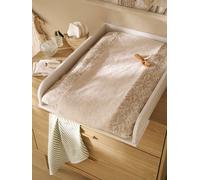 VERTBAUDET Housse Matelas à Langer bi-matière Gaze de Coton/éponge Babylone TU