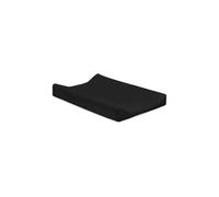 Housse Matelas À Langer Double Jersey En Coton Noir TU