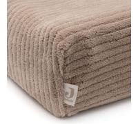 Jollein Housse de Matelas à Langer Cloudy Rib - Milky Coffee - 50x70cm - Certifiée OEKO-TEX- Housse pour Matelas à Langer