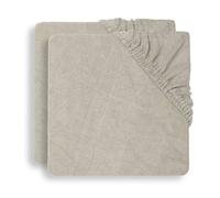 Housse Matelas À Langer Éponge (2 Pcs) En Coton Nougat TU