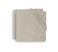 Housse matelas à langer Éponge 50x70cm Nougat (2 pcs) par Jollein