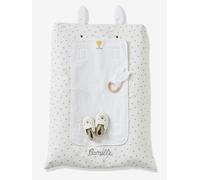 VERTBAUDET Housse Matelas À Langer Lapin Bébé Coton blanc imprimé TU