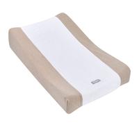 BÉABA, Housse pour Matelas à Langer Sofalange, 100% Coton Nid d'abeille, Eponge Moelleuse, Drap Absorbant, Confort Optimal, Tissus Certifiés Oekotex, Terre d'Argile