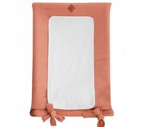 SEVIRA KIDS - Housse de matelas à langer en gaze de coton, Jeanne Made in France 70 x 50 cm