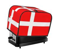Housse matelassée avec poignée pour grille-pain à 2 tranches - Drapeau du Danemark - Pour la maison, la table et la cuisine