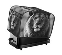 Housse matelassée pour grille-pain à 2 tranches - Lion africain - Avec poignée - Pour la maison, la table et la cuisine