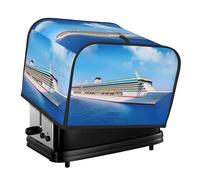 Housse matelassée pour grille-pain à 4 tranches avec poignée, bateau de croisière, grille-pain, housse anti-poussière pour décoration de table de maison, de cuisine