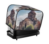 Housse matelassée pour grille-pain d'église arménienne à 2 tranches - Housse matelassée anti-poussière pour petit appareil électroménager de cuisine
