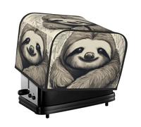 Housse matelassée pour machine à pain avec poignée pour grille-pain à 4 tranches - Motif paresseux mon esprit