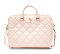 Housse matelassée rose Guess 4G pour ordinateur portable 16 pouces