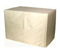 Housse Mobilier de Jardin Rectangulaire Imperméable, Oxford 420D avec Cordon Ajustable, Housse de Protection pour Table, Chaises et Salon de Jardin Extérieur (E 115x115x70cm)