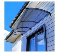 Housse moderne en polycarbonate, pour protection extérieure, moustiquaire de porche, couverture de toit de patio, auvent de porte, auvent de fenêtre de porte, auvent de fenêtre de porte, auvent de