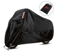 Housse Moto Bâche Protection Imperméable Polyester 210D WINPOWER XXXL Couverture UV pluie Oxf 265CM pour BMW Honda Suzuki Yamaha