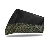 Housse Moto Étanche pour Vespa GTS pour Sprint pour Primavera 50 125 150 250 300 LX LXV S Protection UV pour Scooter Housse Moto(Armée)