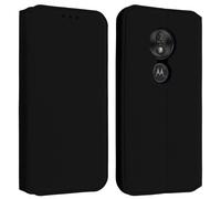 Housse Moto G7 Play Étui Portefeuille Fonction Support Vidéo Noir