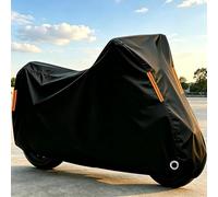 Housse Moto pour Bennche Gray Wolf 550L,Contre la Pluie et Les Rayons UV,Bâche de Protection pour Moto avec Trou de Chaine Antivol, Protection