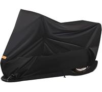 Housse Moto pour Duke/RC 125 200 390 ZX6R ZX10R Z750 Z1000 Z1000SX ER6N ER6F Ninja 250 300, Oxford Tissu Moto Bâche Exterieur Protection Résistant Aux UV Bâche Protection,B-Black