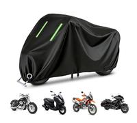 Housse Moto pour Honda Gl 1200 Gold Wing DX, Résistante Tissu Oxford Bache Moto Protection Contre la Pluie, Les UV, la poussière Neige Rangement extérieur avec œillet pour Cadenas
