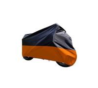 Housse Moto Protection Imperméable Imperméable pour L'extérieur pour Moto Guzzi pour V85tt pour V100 pour Mandello V7 pour Stone V8S(Orange,XXL for 210cm)