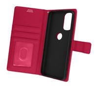 Coque et étui téléphone mobile Avizar Housse pour Motorola Moto G62 5G G31 et G41 Aspect Grainé Clapet Portefeuille Stand Vidéo rose