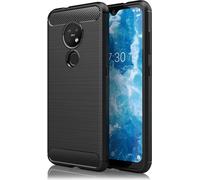 Housse NALIA pour Nokia 6.2 / 7.2, aspect carbone Housse élégante pour téléphone portable