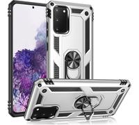 Housse NALIA Ring pour Samsung Galaxy S20, protection pour téléphone portable Cover Case Bumper Silver