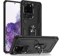 Housse NALIA Ring pour Samsung Galaxy S20 Ultra, étui de protection pour téléphone portable Cover Case Noir
