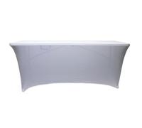 Housse nappe pour table pliante 180cm WERKA PRO Blanche